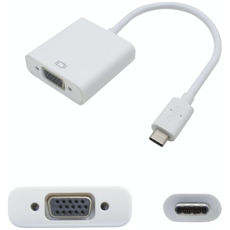 Add-On Addon 5 Pack Of 20Cm (8In) Usb 3.1 Type (C) Male To Vga Female, PK5 USBC2VGAW-5PK